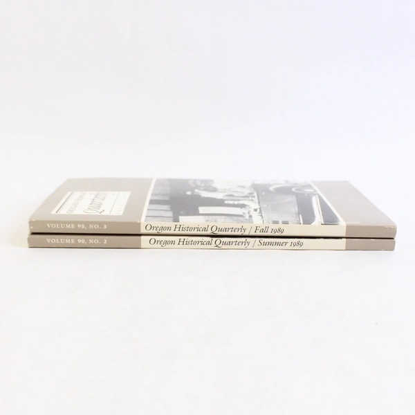 Lot of 2 Oregon Historical Quarterly 1989 Summer Fall Vol 90 No 2 & 3