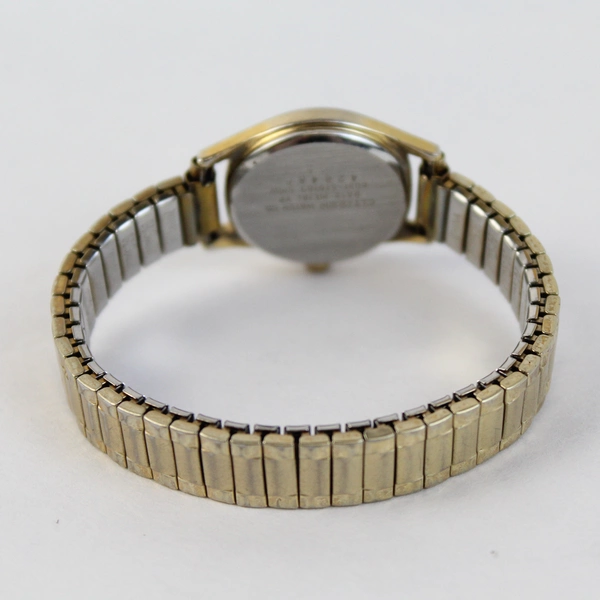 Citizen Class Women's Textured Dial Gold Watch 6031-S19163 SMW Spiedel Band