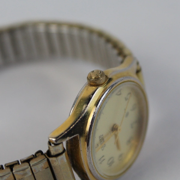 Citizen Class Women's Textured Dial Gold Watch 6031-S19163 SMW Spiedel Band