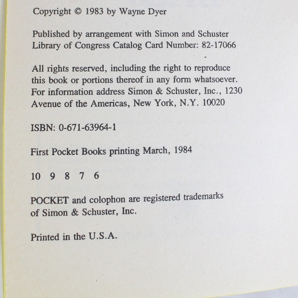 Gifts From Eykis by Dr Wayne Dyer 1984 Paperback Self-Discovery