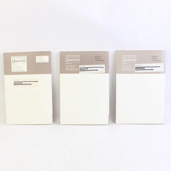 Lot of 3 Oregon Historical Quarterly 1987 Vol 88 2-4 Summer Fall Winter