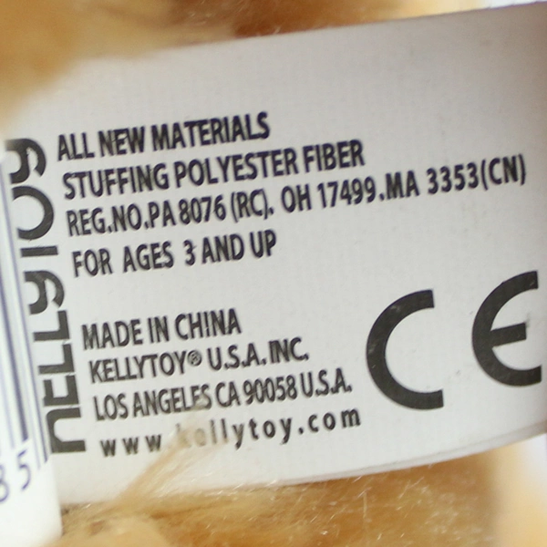 2014 Kelly Toy Stuffed Dog Large 30" Brown Dog Animal Brown Eyes Red Ribbon