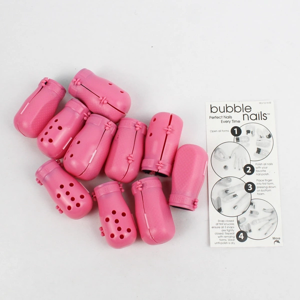 Bubble Nails Perfect Nails Every Time Pack of 10 Reusable Forms