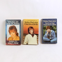 Lot of 3 Shirley MacLaine Books Published 1986 to 1988 Paperback