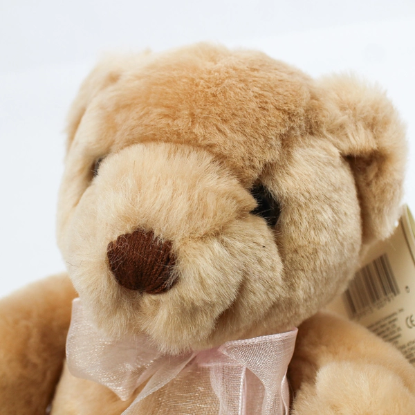 Vintage Russ Berrie & Co. Amber Plush Bear Stuffed Toy 6.5"