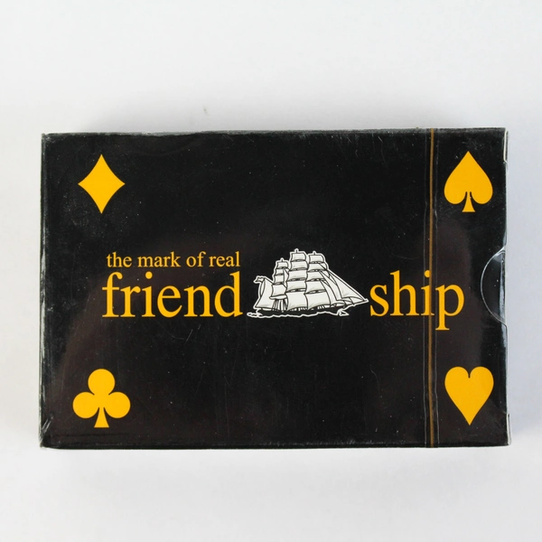 The Mark Of Real Friendship Playing Cards Cutty Sark Black Sealed
