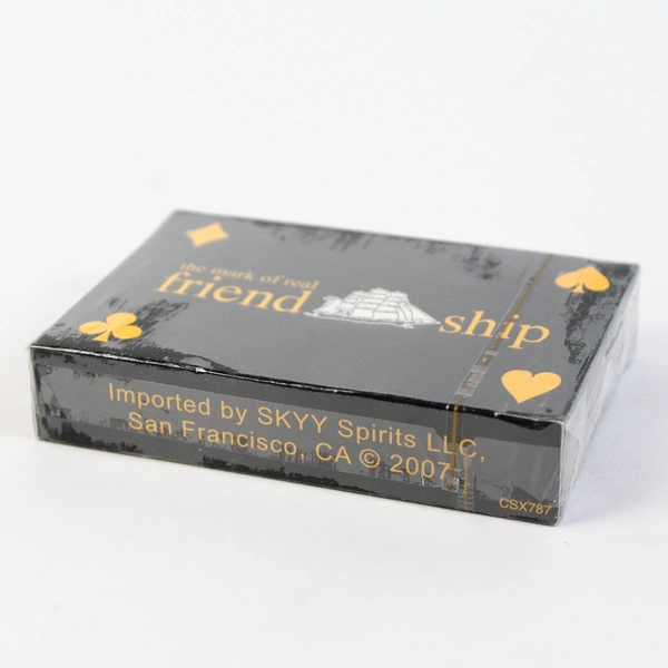 The Mark Of Real Friendship Playing Cards Cutty Sark Black Sealed