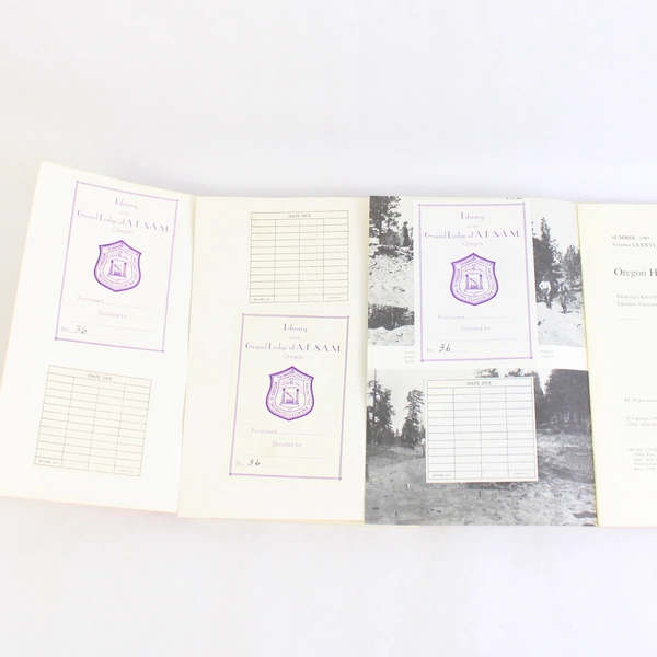 Lot of 3 Oregon Historical Quarterly 1985-1986 Vol 86-87 2-3 Summer Fall 