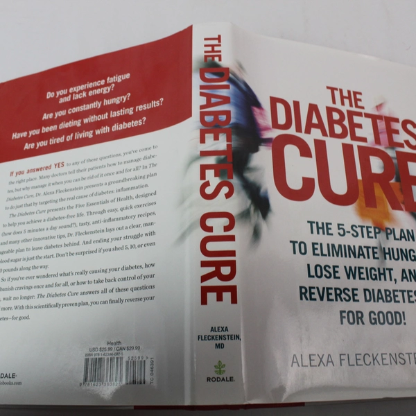 The Diabetes Cure by Alexa Fleckenstein HC - Eliminate Hunger & Lose Weight