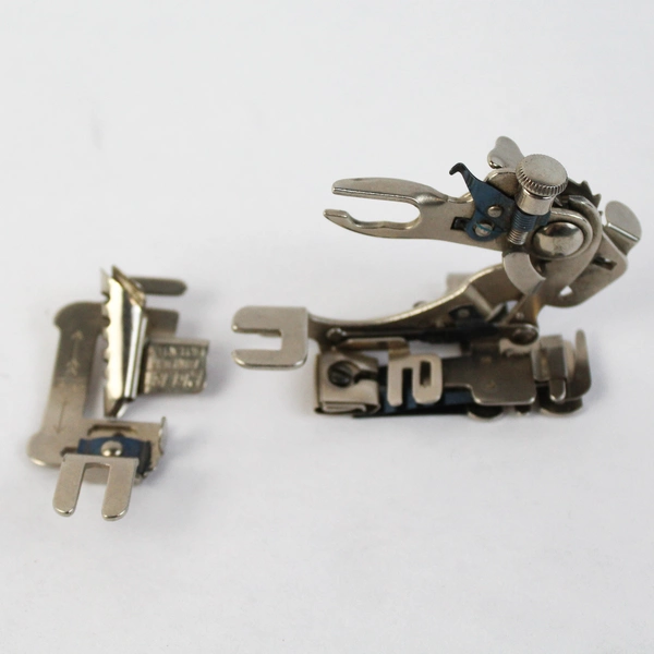 Lot of 2 Griest Metal Sewing Machine Attachments Binder Ruffler Presser Foot