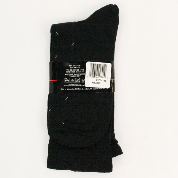 Vintage Reed St. James Black Cable Socks NWT Size 10-13 Classic Style