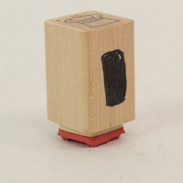 4 Piece Magic Show Wood Rubber Stamp Set for Crafting & Scrapbooking