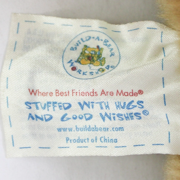 Build-A-Bear Workshop Brown Bear Stuffed Animal Plush Toy 17"