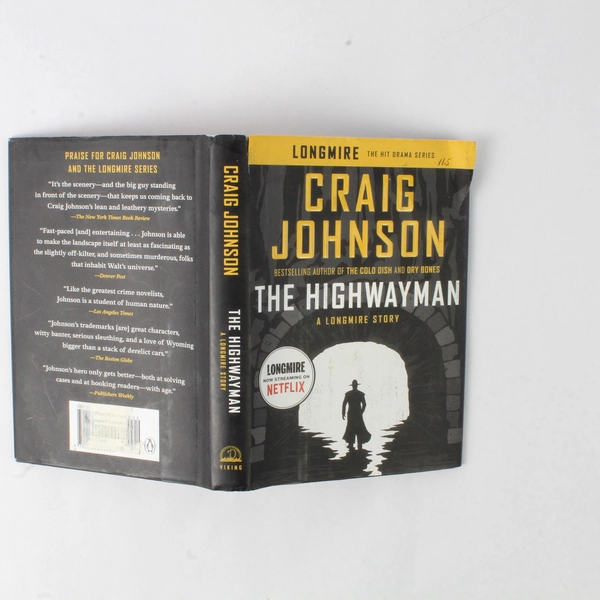 The Highwayman by Craig Johnson A Longmire Story 2016 Hardcover Dust Jacket