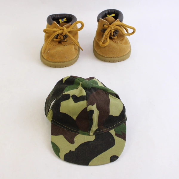 5 Piece Lot of Build-A-Bear Workshop Clothes Military Camo Outfit