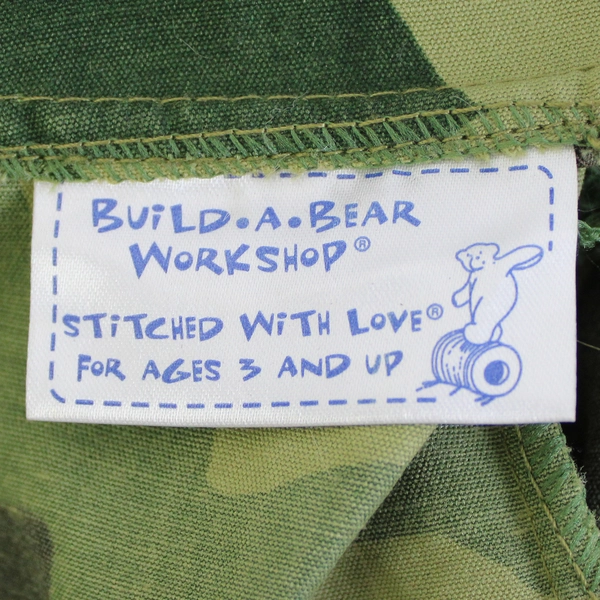 5 Piece Lot of Build-A-Bear Workshop Clothes Military Camo Outfit