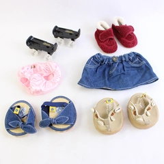 10 Piece Lot of Build-A-Bear Workshop Clothes and Shoes