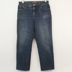 Gloria Vanderbilt Women's Size 6 Midrise Skinny Blue Jeans Pre-Owned Stains