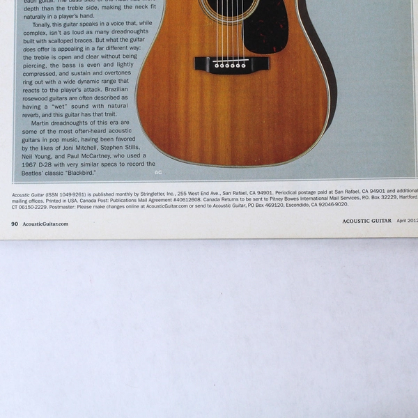 Acoustic Guitar Magazine April 2012 - Dan Crary Fiddle Tunes Edition