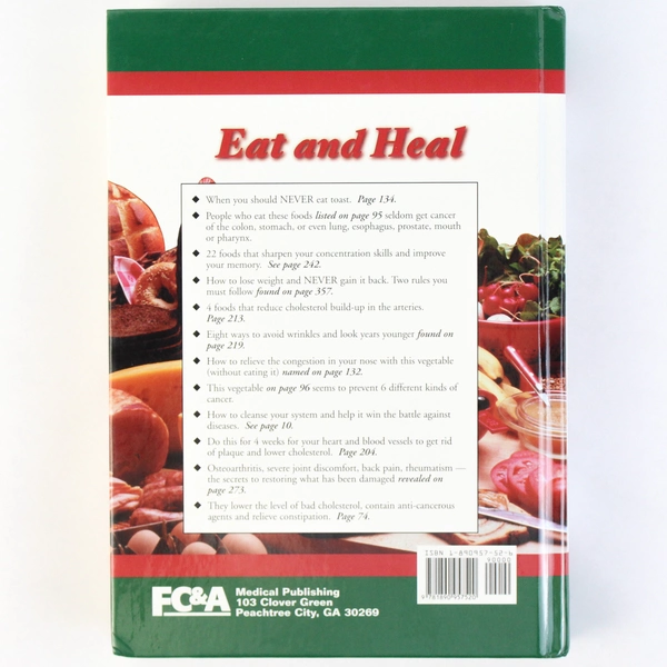 Eat and Heal by Frank W. Cawood and Associates Staff 2001 Hardcover
