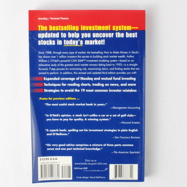 How To Make Money In Stocks by William J O'Neil 3rd Edition 2002 Paperback