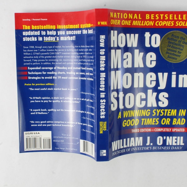 How To Make Money In Stocks by William J O'Neil 3rd Edition 2002 Paperback
