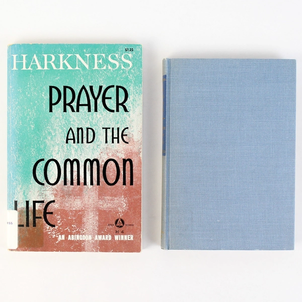 Lot of 2 Georgia Harkness Books: Prayer & The Common, Religious Life 1948 & 1953