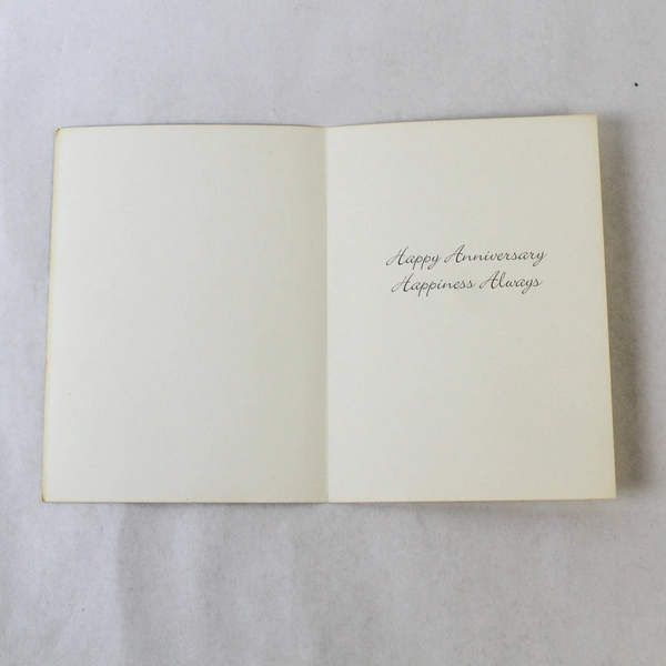 Lot of 2 Vintage Current Anniversary Cards Roses & Romance 5x7 Unused