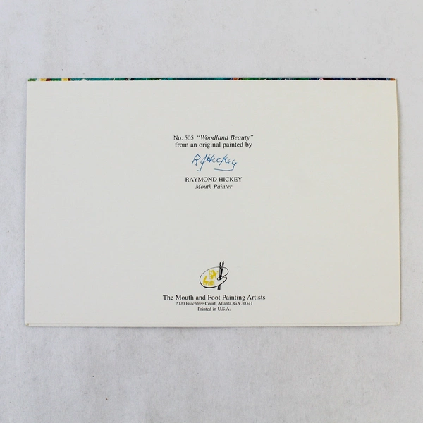 Lot of 2 Mouth & Foot Artists Blank Greeting Cards 4.5"x6.8"