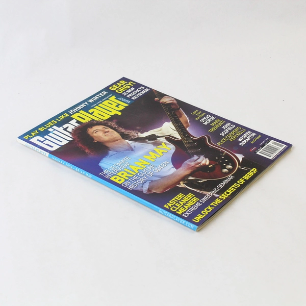 Guitar Player Magazine Jan 2008 Brian May Johnny Winter Queen History