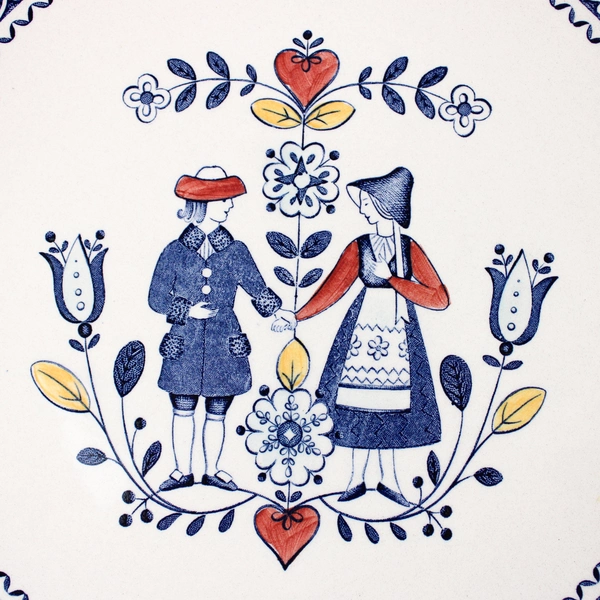 Johnson Brothers Hearts & Flowers Smooth Dinner Plate 10" Diameter