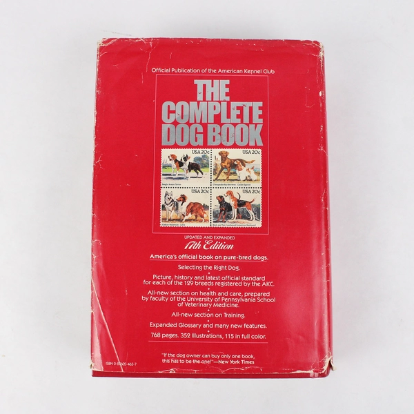 The Complete Dog Book by American Kennel Club Staff (1985, Hardcover)