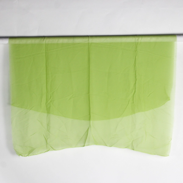 Lot of 3 Pieces Lightweight Chiffon Fabric 42" x 1 Yds Sewing Yellow Green Asian