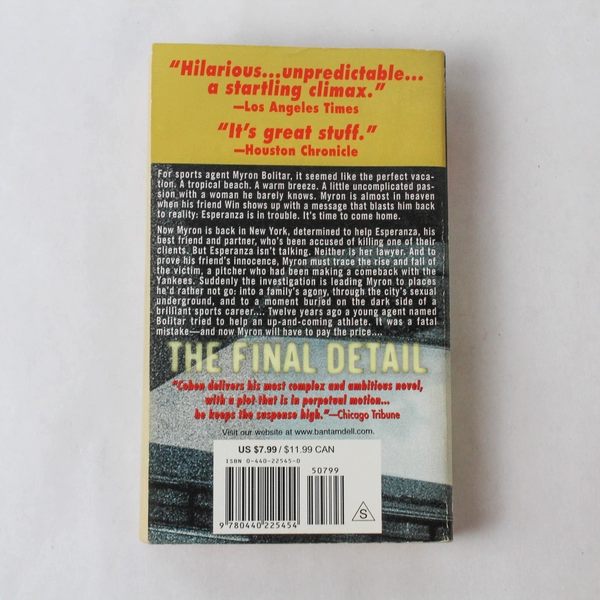 The Final Detail by Harlan Coben 2000 Paperback - Good Condition, Suspense Novel