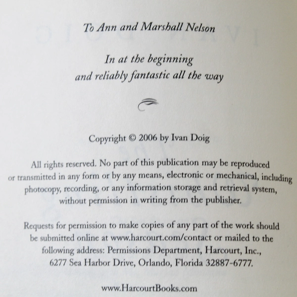 The Whistling Season by Ivan Doig 2007 Paperback Historical Western Novel