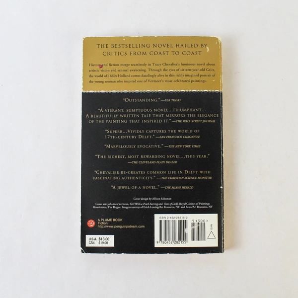 Girl With a Pearl Earring by Tracy Chevalier 2001 Penguin Paperback - Pre-Owned