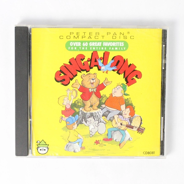Peter Pan Sing-A-Long Over 60 Great Favorites CD 1987 Family Kids Children Music
