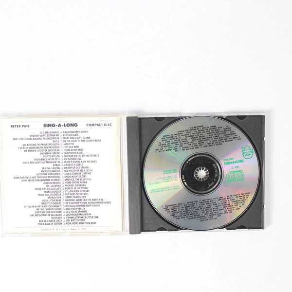 Peter Pan Sing-A-Long Over 60 Great Favorites CD 1987 Family Kids Children Music
