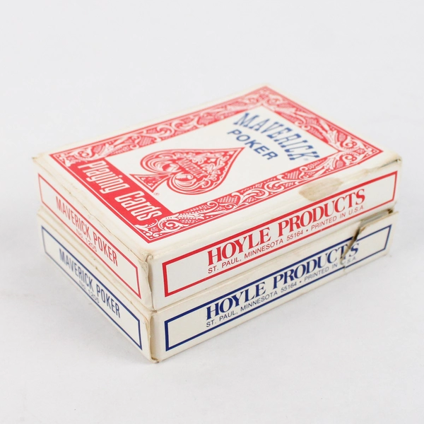 Lot of 2 Decks of Maverick Poker Playing Cards No. 1205 Complete
