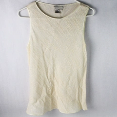 Doncaster Women's Size 8 Textured Tank Top Tan 