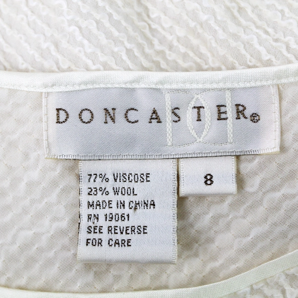 Doncaster Women's Size 8 Textured Tank Top Tan 