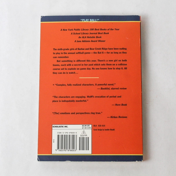 Bat 6 by Virginia Euwer Wolff 1998 Scholastic Paperback Book - Good Condition