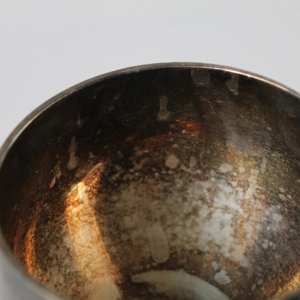 Lot of 2 Vintage Mid Century Modern Silver Plate Wine Goblets 8.25 Inch Tall