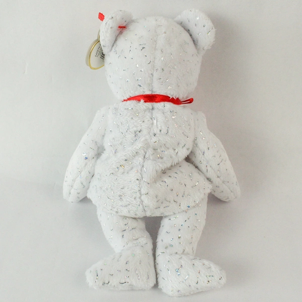 TY Beanie Baby Decade Anniversary Bear 2002 Retired Silver Tag Collectible