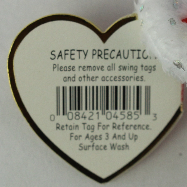 TY Beanie Baby Decade Anniversary Bear 2002 Retired Silver Tag Collectible