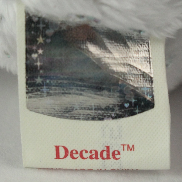 TY Beanie Baby Decade Anniversary Bear 2002 Retired Silver Tag Collectible