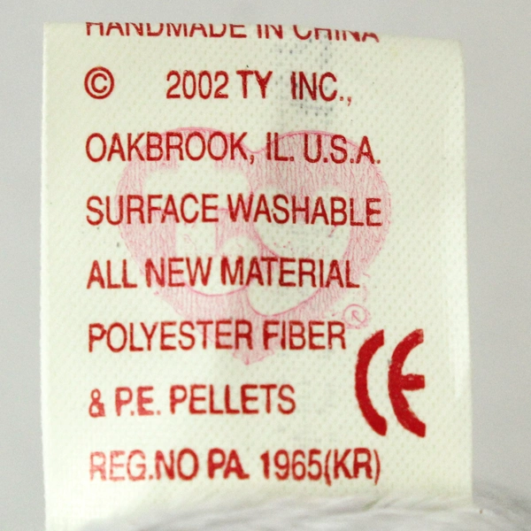 TY Beanie Baby Decade Anniversary Bear 2002 Retired Silver Tag Collectible
