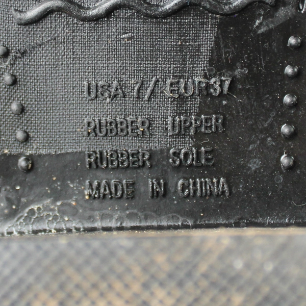 Corkys Rubber Rain Boots Ankle High Cuban Heel Pointed Toe Women's Size 7