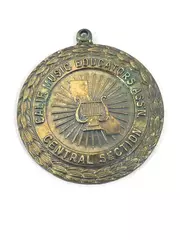 Vintage 1963 California Music Educators Solo Performance Medal Collectible