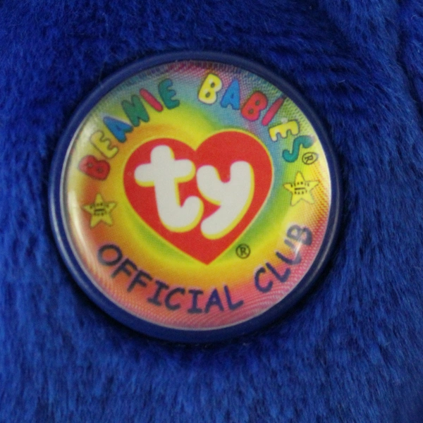 TY Beanie Baby Clubby Bear 1998 - Retired Plush Toy with PE Pellets